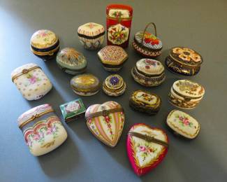 Limoges trinket boxes