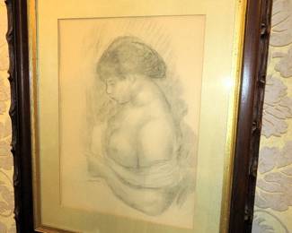 Renoir "Buste De Femme" museum print