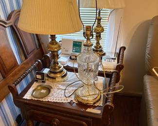 Another picture of the two tables in same bedroom