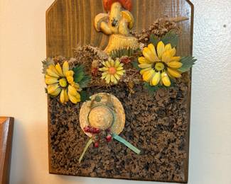 Office off kitchen - wall decor picture
