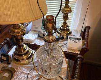 Items on table in bedroom