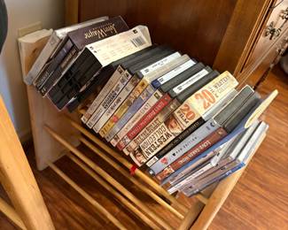Small bookcase with books