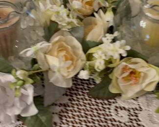 Flowers in master bedroom
