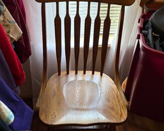 Vintage Rocking Chair in Bedroom