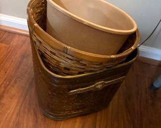 Office off kitchen - wastebaskets 