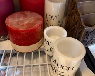 Office off kitchen - Candles