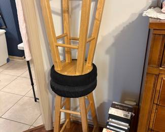 2 Stools in area off living ara