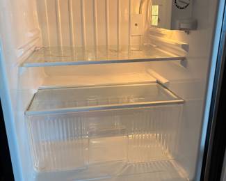 Garage - small refrigerator Inside bottom 