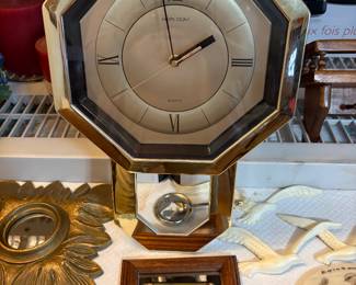 Office off kitchen wall clock, bird decor & more