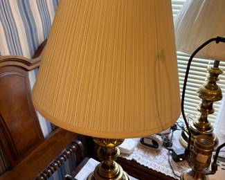 Lamp on. table in bedroom