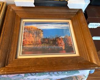 Office off kitchen - framed  picture