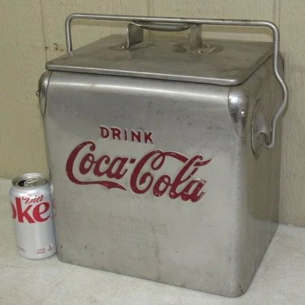 Small 1950's Coke Cooler