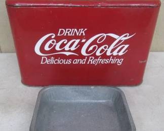 1960's Coke Airline Cooler w/Tray