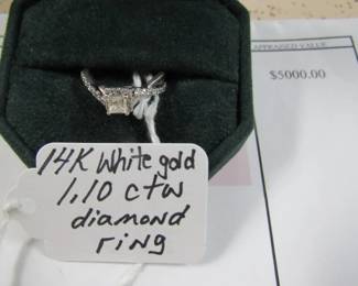 14K Gold 1.10 ctw Diamond Ring