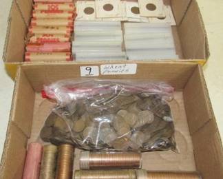 Lots Of Wheat Pennies