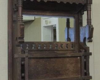 Victorian Wall Hanging Magazine Rack