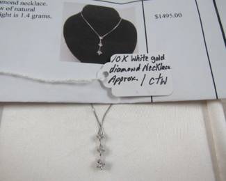 10K Gold Diamond Necklace