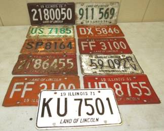 Old License Plates