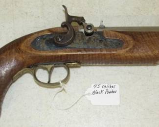 45 Caliber Black Powder Pistol
