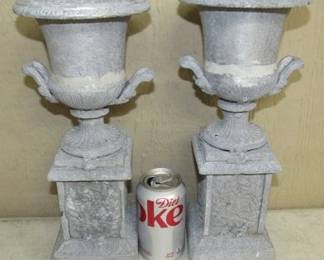 Small Cast Aluminum Urns