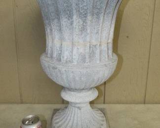 Cast Aluminum Flower Urn