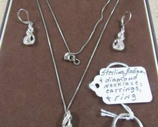 Sterling & Diamond Jewelry