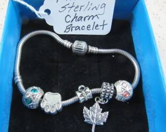 Pandora Sterling Charm Bracelet
