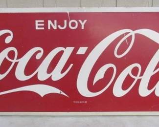 1968 Metal Coke Sign