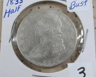 1835 Capped Bust Half Dollar