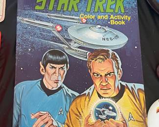 Vintage Star Trek Color And Activity Book