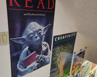 Star Wars Yoda Read poster