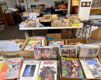 Vintage Playboys. Vintage Star Wars Magazines. 
