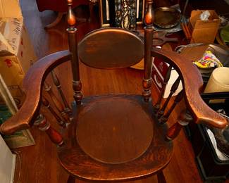 antique wood chair 