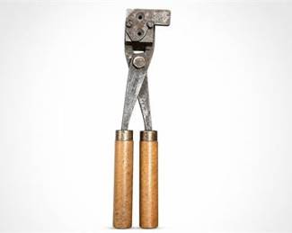 Lot 0906: Antique Plier-Form Lead Ball Bullet Mould, Steel — current bid $9