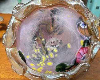 Lot 10015: Attributed Paul Counts Millefiori Art Glass Teapots (photo 6)