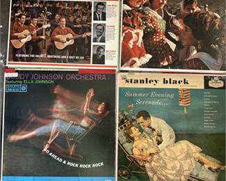 Lot 10058: Group of Approximately Twenty Vintage Mixed-Genre Vinyl LPs (photo 9)