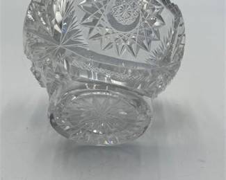 Lot 644: American Brilliant Cut Glass Footed Bowl (photo 3)