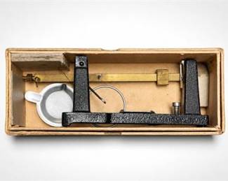 Lot 0908: Redding Co. Powder & Bullet Reloading Scale, Original Box — current bid $9