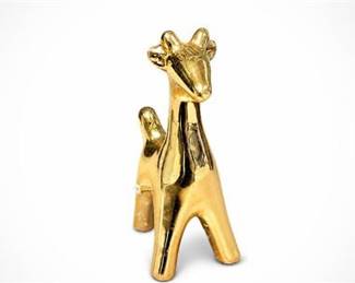 Lot 100025: Porcelain Deer Pipe Rest, Unmarked — current bid $7