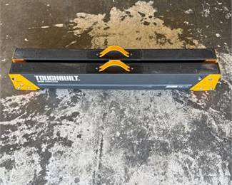 Lot 0587: Pair of TOUGHBUILT Folding Steel and Composite Sawhorses (photo 3)