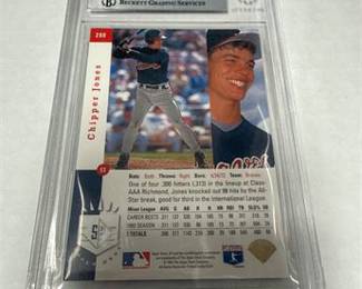 Lot 0597: 1993 Upper Deck SP #280 Chipper Jones BGS 8.5 Card (photo 2)