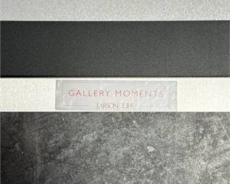 Lot 0772: Color Photograph, Night Skyline, Larson-Juhl Frame (photo 3)