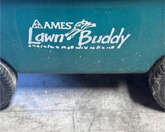 Lot 0548: Ames Lawn Buddy 2 Cu. Ft. Wheeled Garden Cart And Seat (photo 2)