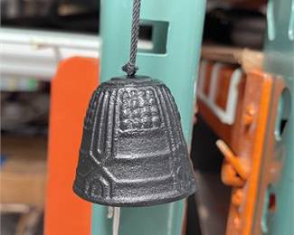Lot 10046: Nanbu-Style Cast Iron Crescent Moon Furin Wind Chime (photo 8)