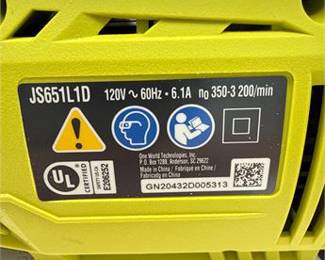 Lot 0584: Ryobi JS651L1 6.1A Orbital Jig Saw with Case (photo 2)