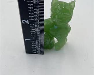 Lot 561: Franklin Mint Curio Cabinet Cats "Ch'ing Dynasty" Figure (photo 6)