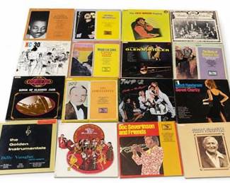 Lot 10056: Vintage Vinyl LP Record Lot — Jazz, Latin & Pop — current bid $5