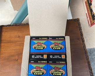 Lot 10004: Topps 1991 Stadium Club 2nd Series Baseball Card Boxes (photo 7)