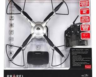 Lot 0764: Propel Sky Master + FPV 2.4GHz Quadcopter, Boxed — current bid $13