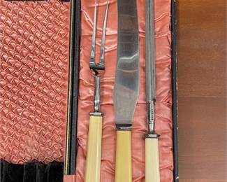 Lot 10054: George Butler & Co Cavendish Sheffield Carving Set (photo 3)